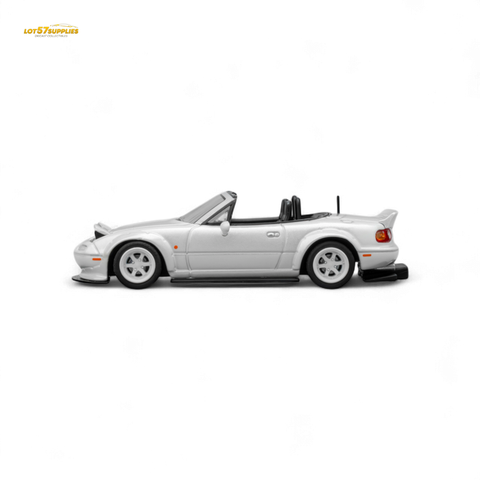 Microturbo Custom MX5 Rocket Bunny Metallic White 1:64 - for just $37.99! 