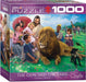 Puzzle: Artist Series - The Lion and the Lamb by Nathan Greene - for just $19.99! 