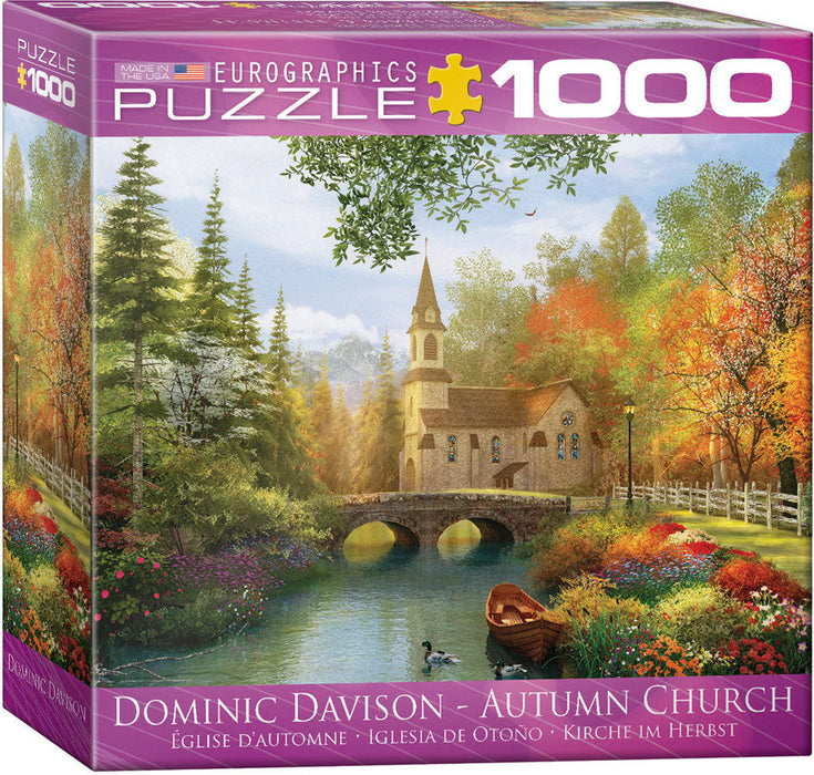 Puzzle: Artist Series - Autumn Church by Dominic Davison - for just $17.99! 