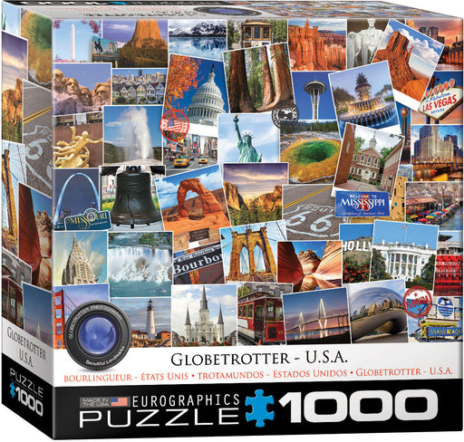 Puzzle: The Globetrotter Collection - Globetrotter USA - for just $17.99! 