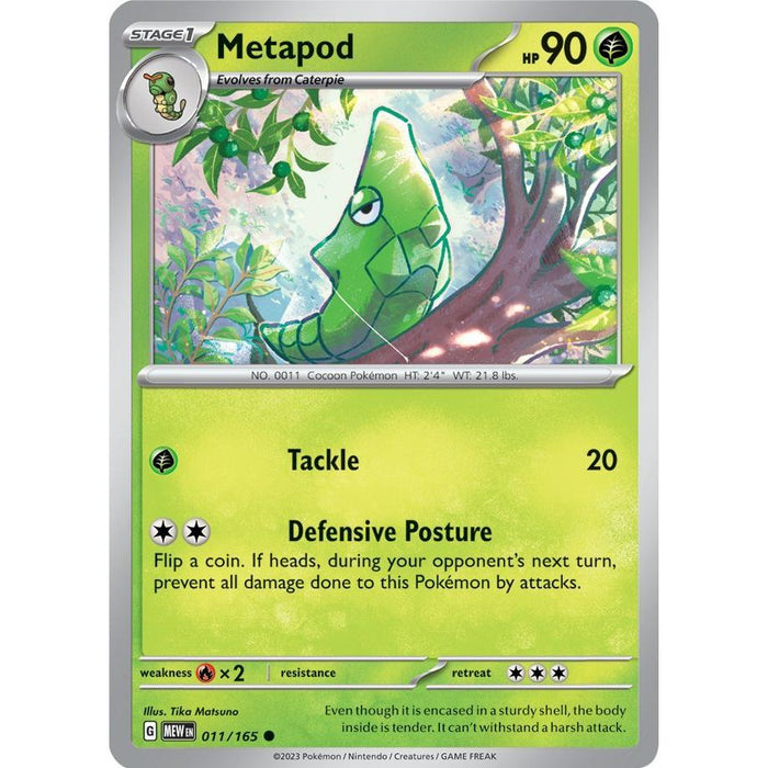 Metapod (011/165) [Scarlet & Violet: 151] - Just $0.10! Shop now at Retro Gaming of Denver