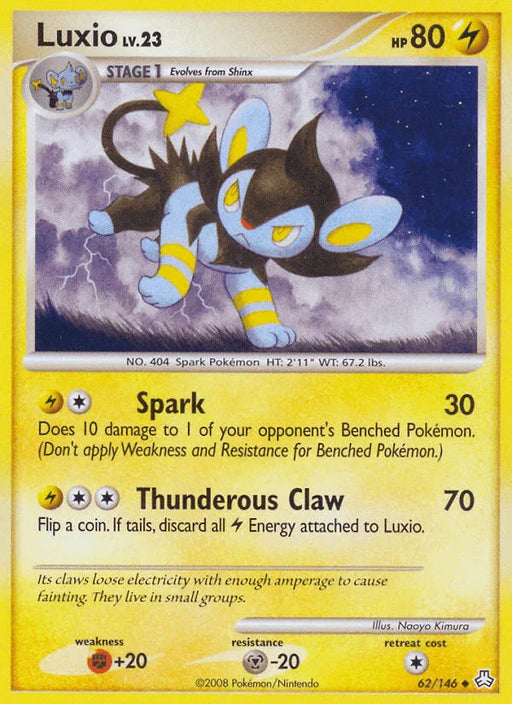 Luxio (62/146) [Diamond & Pearl: Legends Awakened] - for just $0.45! 