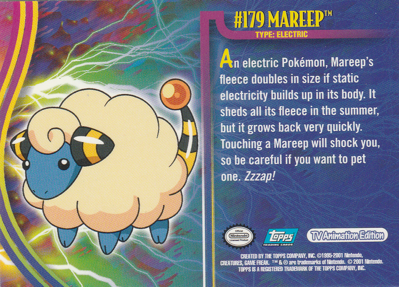 Mareep (179) [Topps Pokemon Johto Series 1] - for just $0.75! 
