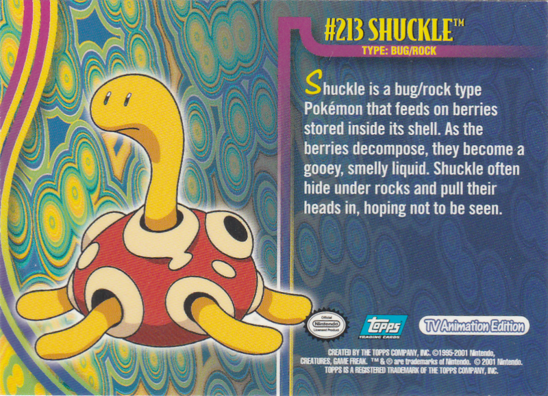 Shuckle (213) [Topps Pokemon Johto Series 1] - for just $0.75! 