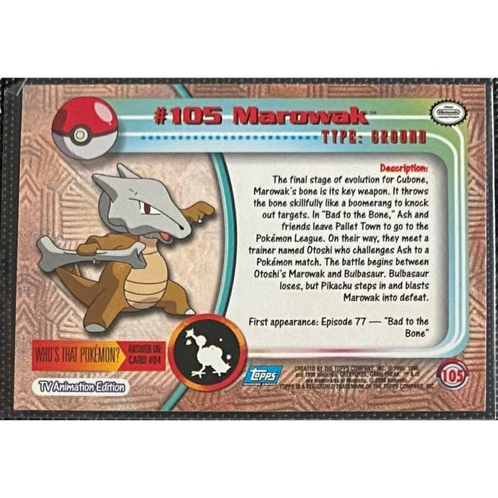 Marowak Foil (114) [Topps TV Animation Edition Series 2] - Just $1! Shop now at Retro Gaming of Denver