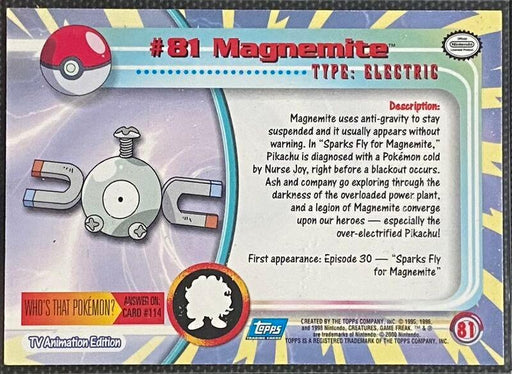 Magnemite (81) [Topps TV Animation Edition Series 2] - for just $0.50! 
