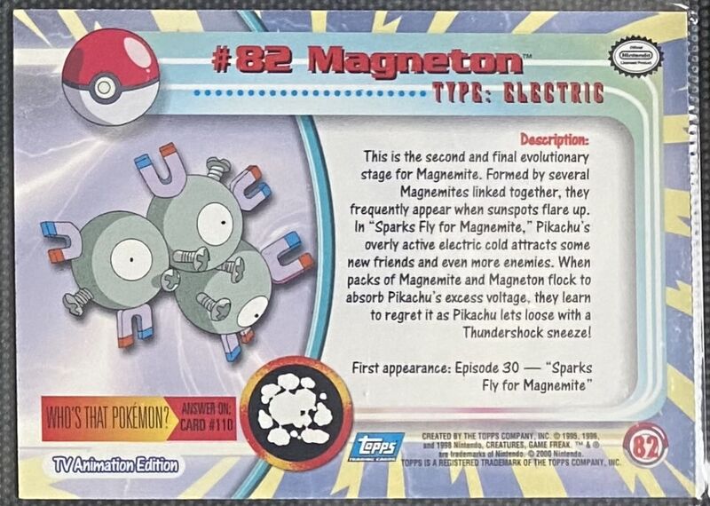 Magneton (82) [Topps TV Animation Edition Series 2] - for just $1! 
