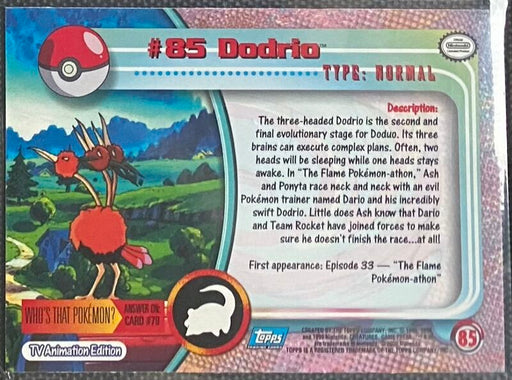 Dodrio (85) [Topps TV Animation Edition Series 2] - for just $1.50! 