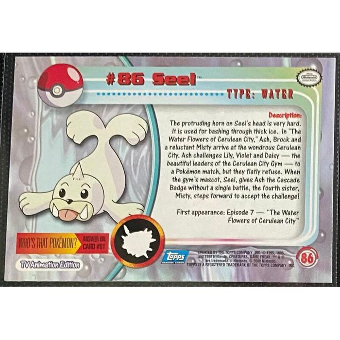 Seel (86) [Topps TV Animation Edition Series 2] - Just $3! Shop now at Retro Gaming of Denver