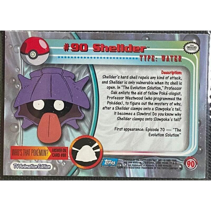 Shellder (90) [Topps TV Animation Edition Series 2] - Just $1! Shop now at Retro Gaming of Denver