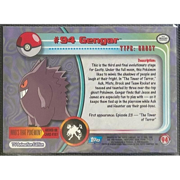 Gengar (94) [Topps TV Animation Edition Series 2] - Just $1! Shop now at Retro Gaming of Denver