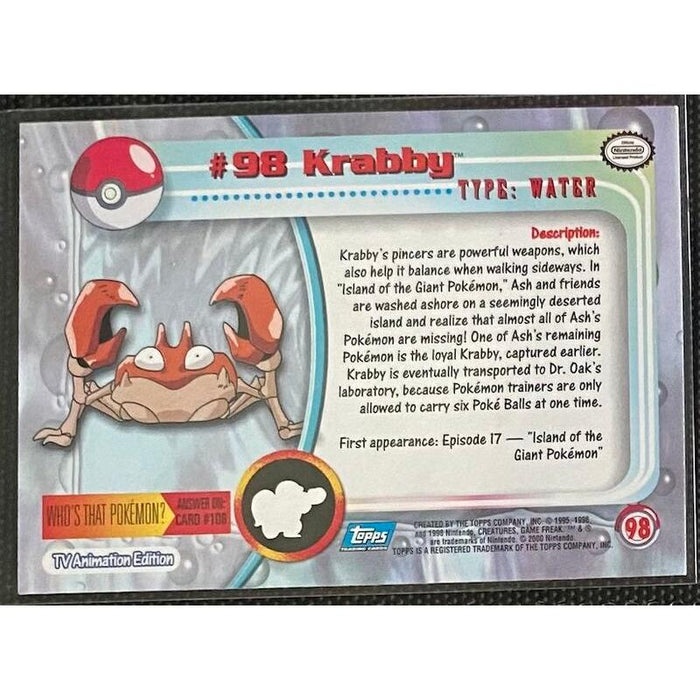 Krabby (98) [Topps TV Animation Edition Series 2] - Just $0.75! Shop now at Retro Gaming of Denver