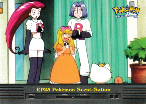 EP25 Pokemon Scent-Sation (EP25) [Topps TV Animation Edition Series 2] - for just $1! 