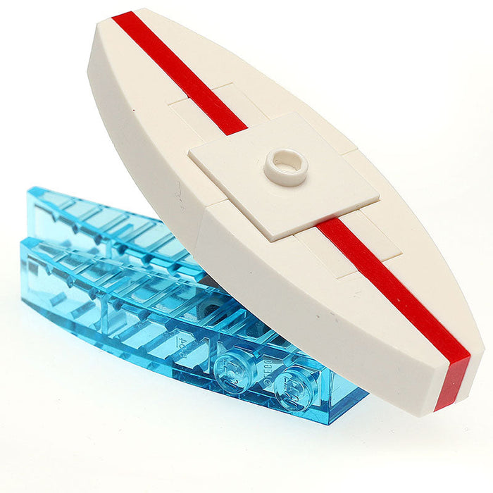 Custom Surfboard with Wave (LEGO) - Premium Custom LEGO Kit - Just $4.99! Shop now at Retro Gaming of Denver