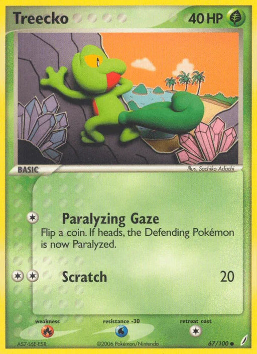 Treecko (67/100) [EX: Crystal Guardians] - for just $0.55! 