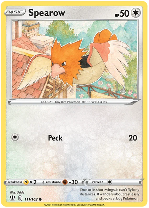Spearow (111/163) [Sword & Shield: Battle Styles] - for just $0.10! 