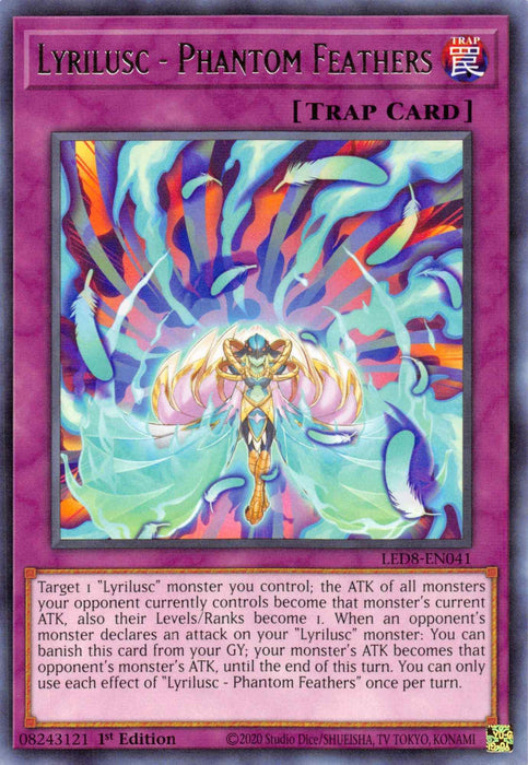 Lyrilusc - Phantom Feathers [LED8-EN041] Rare - for just $0.10! 