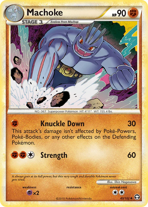 Machoke (40/102) [HeartGold & SoulSilver: Triumphant] - for just $0.15! 