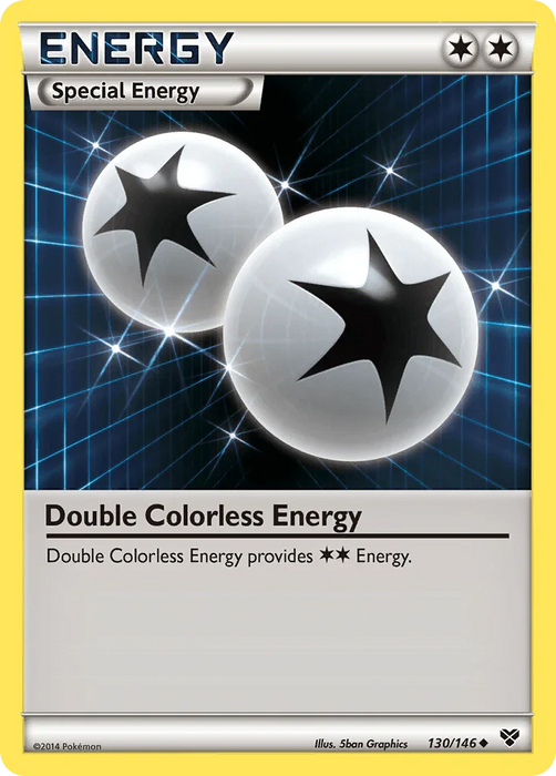 Double Colorless Energy (130/146) [XY: Base Set] - for just $0.35! 