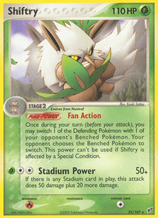 Shiftry (25/107) [EX: Deoxys] - for just $0.40! 