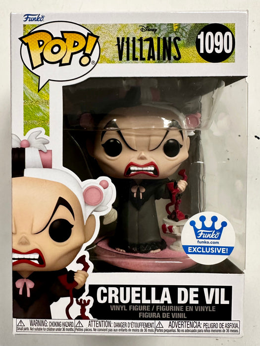 Funko Pop! Disney Cruella De Vil #1090 Villains 101 Dalmatians 2023 Exclusive - for just $20! 