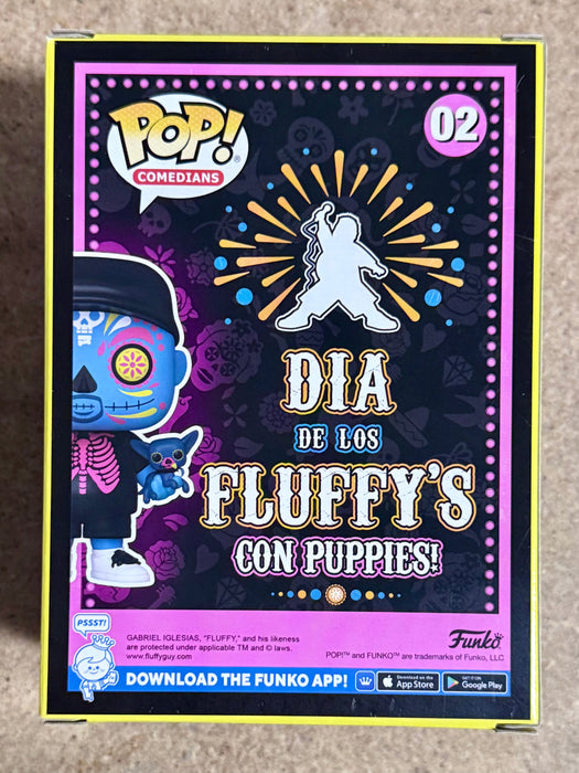 Gabriel “FLUFFY” Iglesias Signed BL Dia De Los Muertos Funko Pop! With JSA COA - for just $100! 