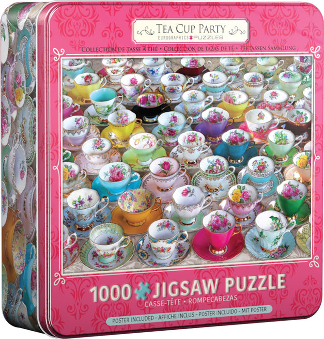 Puzzle: Tea Cup Party Tin - for just $23.99! 
