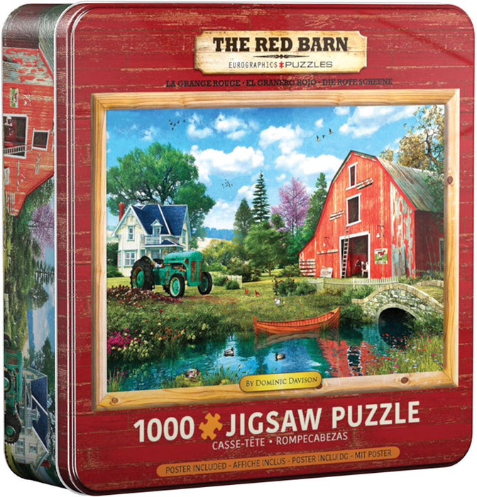 Puzzle: The Red Barn Tin - for just $23.99! 