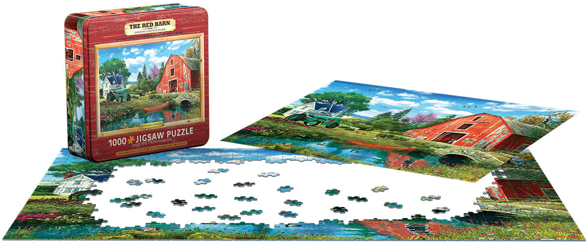 Puzzle: The Red Barn Tin - for just $23.99! 
