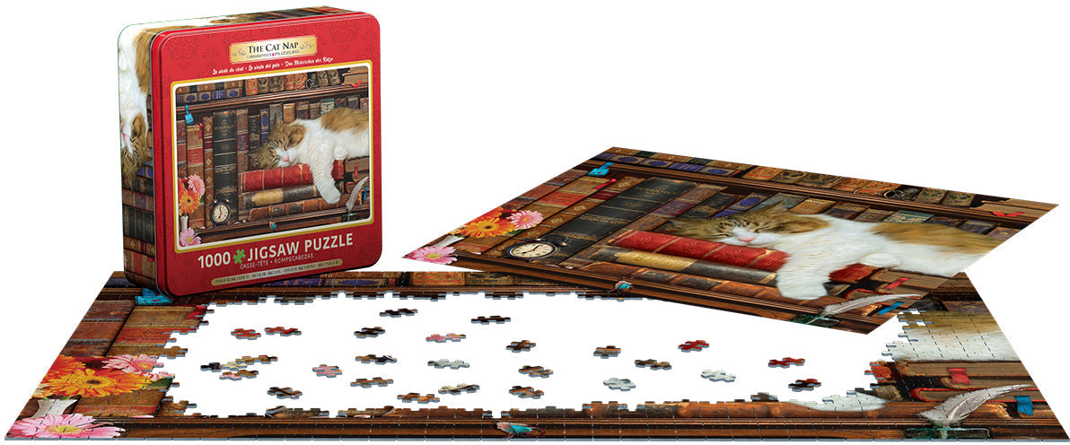 Puzzle: Cat Nap Tin - for just $23.99! 