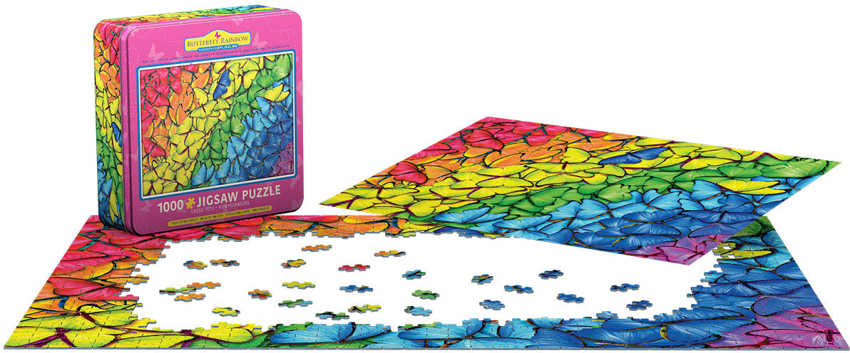 Puzzle: Butterfly Rainbow Tin - for just $23.99! 