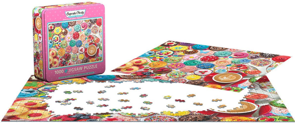 Puzzle: Cupcake Party Tin - for just $23.99! 