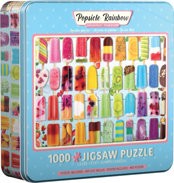 Puzzle: Popsicle Rainbow Tin - for just $23.99! 