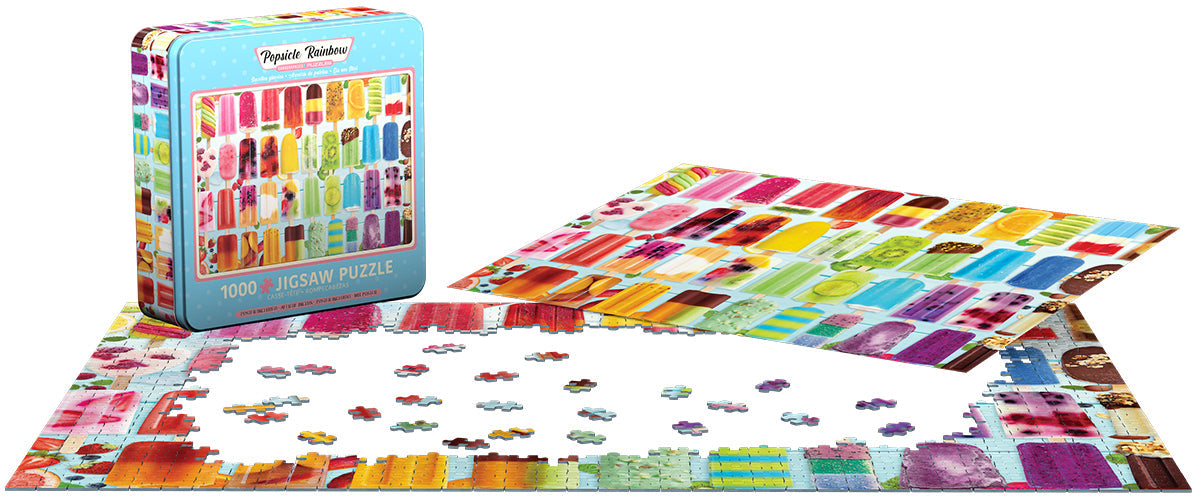 Puzzle: Popsicle Rainbow Tin - for just $23.99! 