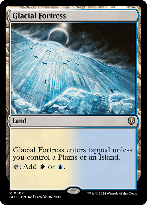 Glacial Fortress (BLC-307) - Bloomburrow Commander - for just $0.20! 