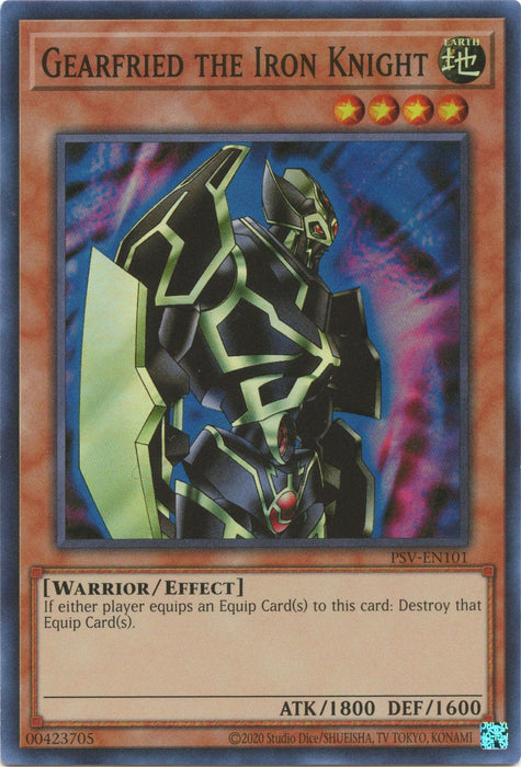 Gearfried the Iron Knight (25th Anniversary) [PSV-EN101] Super Rare - for just $0.50! 