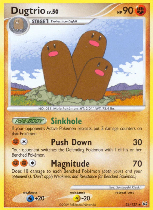 Dugtrio (24/127) [Platinum: Base Set] - for just $0.30! 