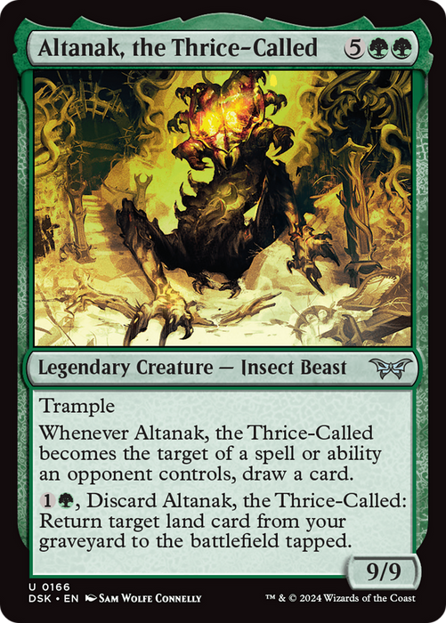 Altanak, the Thrice-Called (DSK-166) - Duskmourn: House of Horror Foil - for just $0.06! 