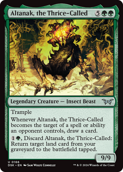 Altanak, the Thrice-Called (DSK-166) - Duskmourn: House of Horror - for just $0.10! 