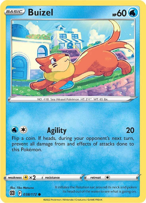 Buizel (038/172) [Sword & Shield: Brilliant Stars] - for just $0.10! 