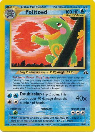 Politoed (27/75) [Neo Discovery Unlimited] - for just $7.85! 