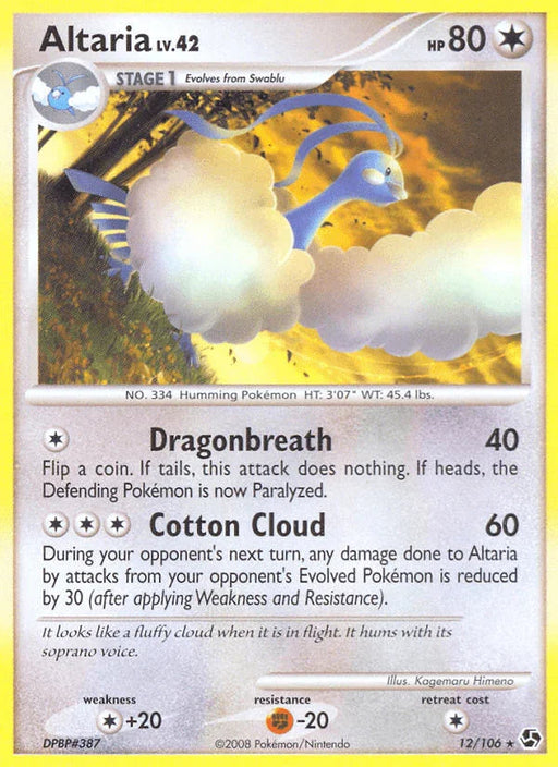 Altaria (12/106) [Diamond & Pearl: Great Encounters] - for just $1.45! 