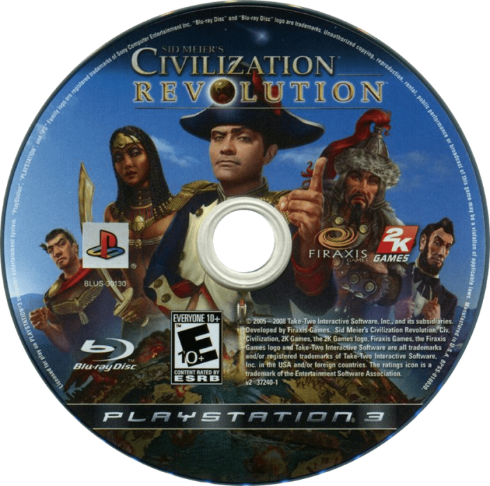 Civilization Revolution – PlayStation 3 (PS3) - for just $0! 