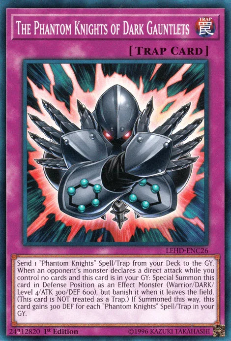 The Phantom Knights of Dark Gauntlets [LEHD-ENC26] Common - for just $0.10! 