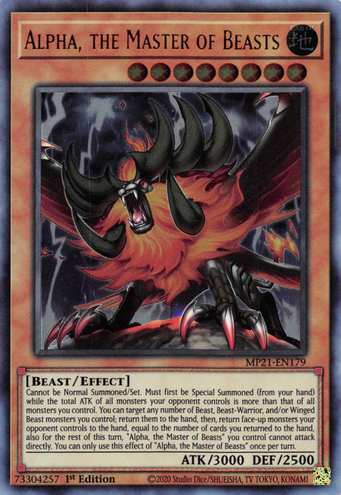 Alpha, the Master of Beasts [MP21-EN179] Ultra Rare - for just $0.15! 