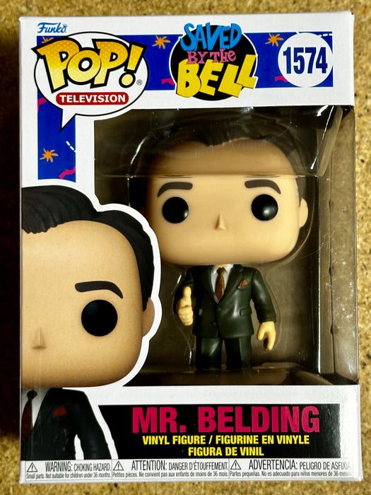 Funko Pop! Television Mr. Belding #1574 Saved By The Bell 2024 Dennis Haskins - for just $15! 
