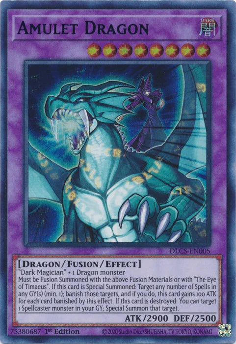 Amulet Dragon (Blue) [DLCS-EN005] Ultra Rare - for just $0.35! 