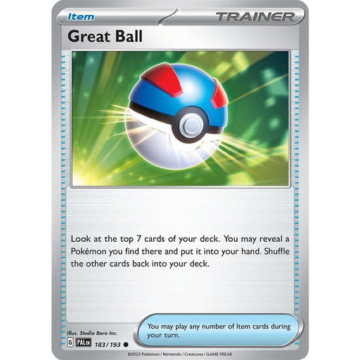 Great Ball (183/193) [Scarlet & Violet: Paldea Evolved] - Just $0.10! Shop now at Retro Gaming of Denver