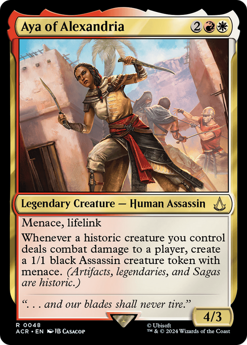 Aya of Alexandria (ACR-048) - Assassin's Creed - for just $0.10! 
