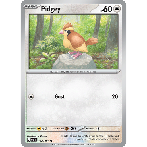 Pidgey (162/197) [Scarlet & Violet: Obsidian Flames] - Just $0.10! Shop now at Retro Gaming of Denver